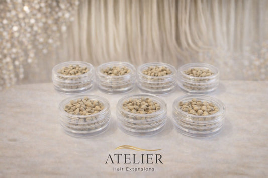 Inele cu silicon pentru extensii Nanoring – Fixare sigură & protecție maximă -100 bucăți