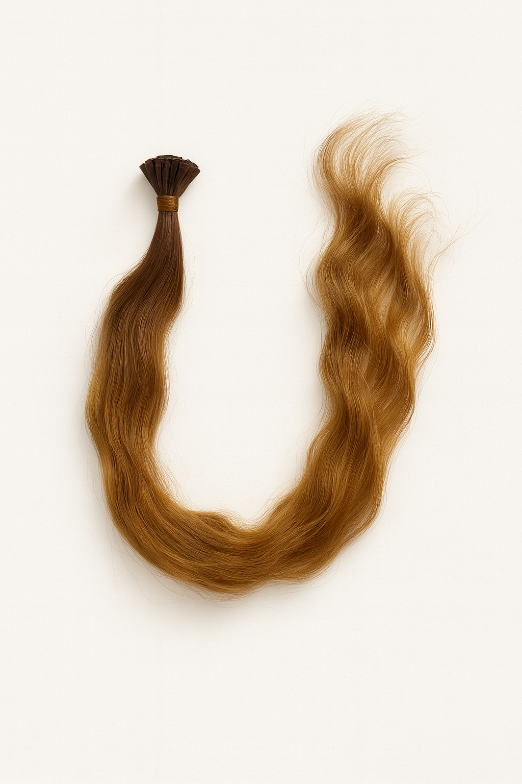 Natural wavy hair extensions-60 cm