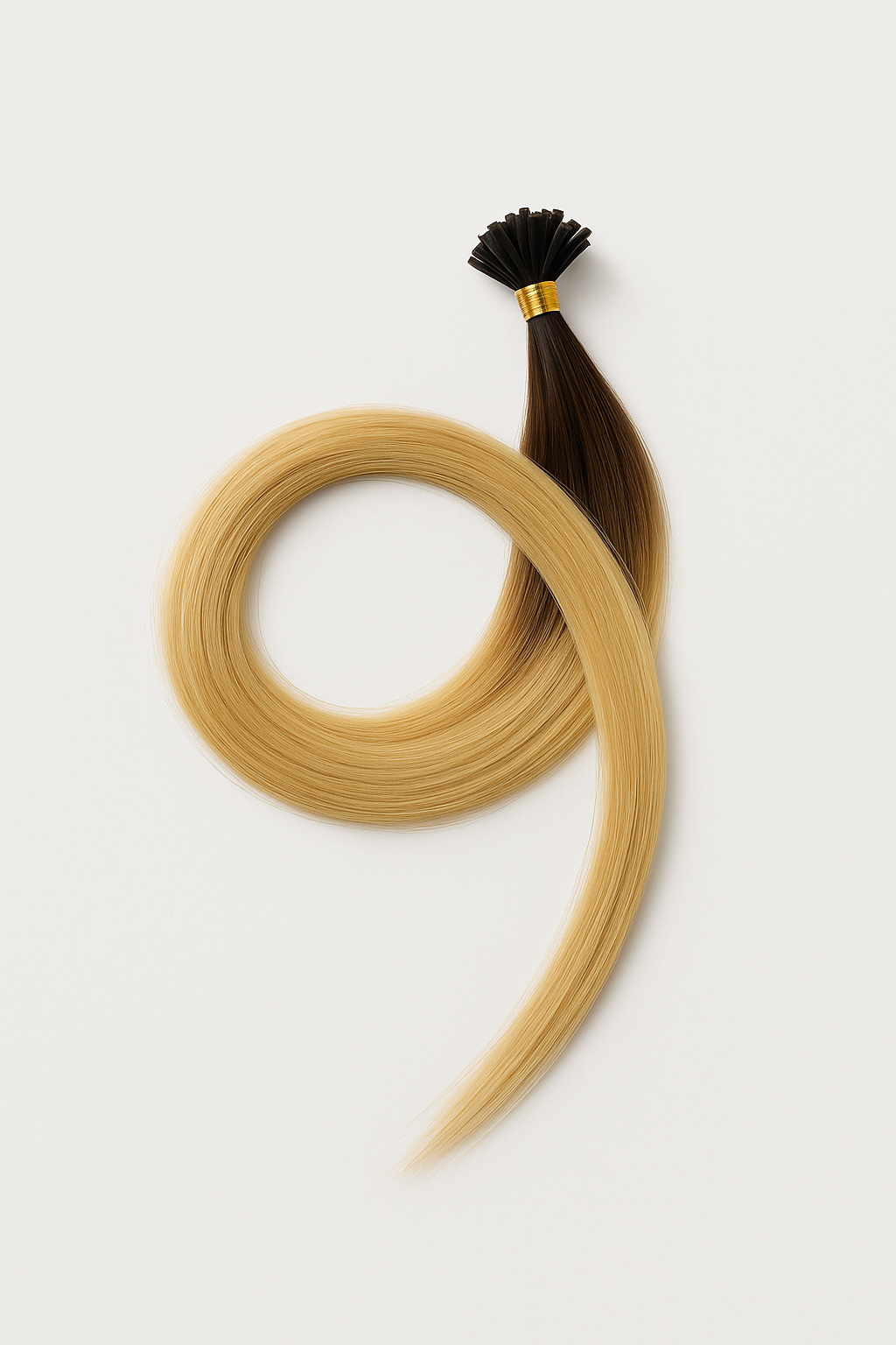 Natural hair extensions with mini-tape 50 cm