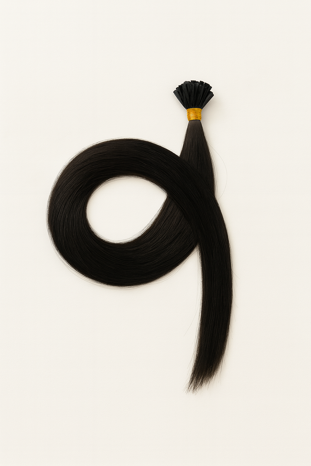 Natural hair extensions with nanoring 60 cm